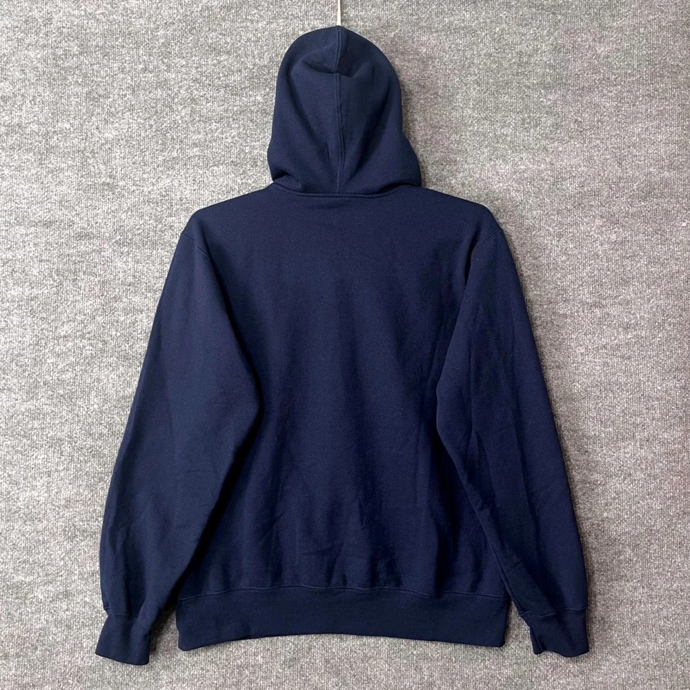 Michigan Wolverines‎ Hockey Hoodie Navy Blue Men's Size Medium Adidas Lace Up